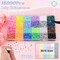 16,000pcs 4mm Resin Rhinestones – Colorful Flatback Gems with B7000 Jewelry Glue, Perfect for DIY Crafts, Bedazzling Clothing, Tumblers, Shoes, Fabric, and Nail Art